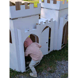 Château Kid-eco Blanc - Paperpod
