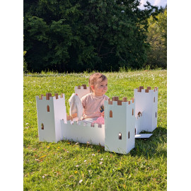 Château en carton Blanc - Paperpod