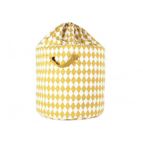 sac de rangement Baobab losanges miel - large sac de rangement Baobab losanges miel - large