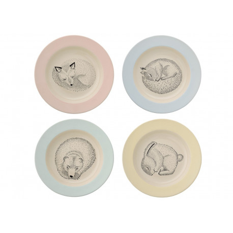 set de 4 assiettes à soupe en céramique Adelynn set de 4 assiettes à soupe en céramique Adelynn