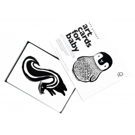 cartes imagier pour bébé Art Cards 'black & white'