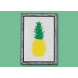 affiche ananas 'Pina Colada' vert/jaune (A3)