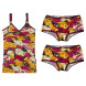 set sous-vêtements fille fleuris 'Rose' (2-10a)
