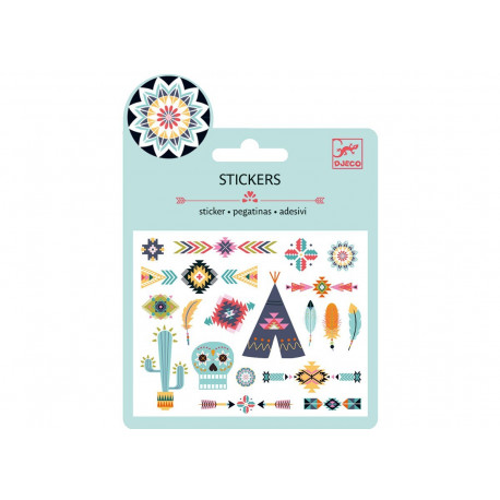 set stickers métallisés 'Western style' set stickers métallisés 'Western style'