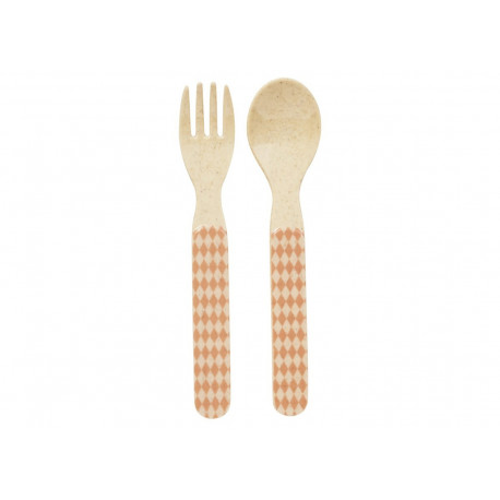 couverts en bambou et mélamine 'Girls Animal' couverts en bambou et mélamine 'Girls Animal'