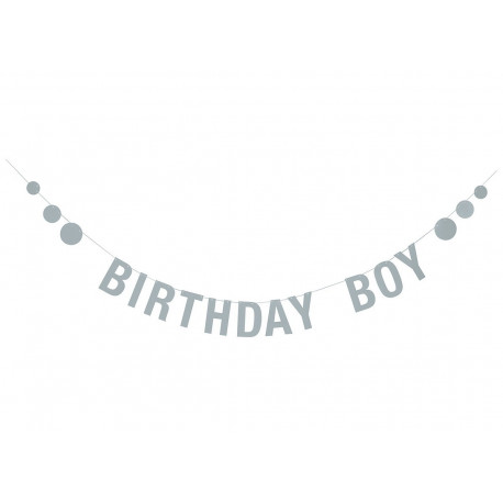 guirlande en papier mint 'Birthday Boy' guirlande en papier mint 'Birthday Boy'