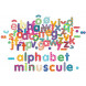 magnets en bois Alphabet Minuscule