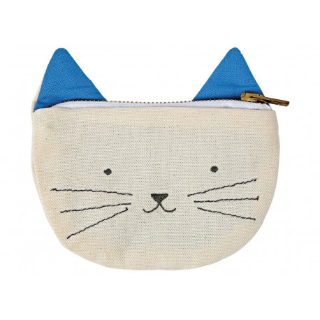 trousse chat en coton trousse chat en coton