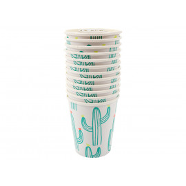 set gobelets carton 'cactus'