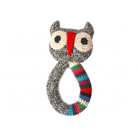 hochet hibou en crochet hochet hibou en crochet