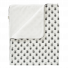 Couverture 80 x 100 cm - Pineapple anthracite
