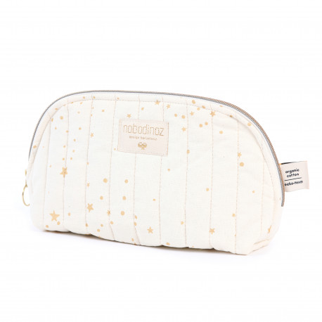 holiday trousse de toilette small gold stella-natural