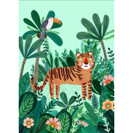 carte postale - tiger