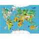puzzle Carte du monde (100 pces)