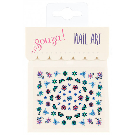 set de stickers pour ongles - multicolor set de stickers pour ongles - multicolor