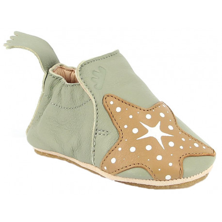 chaussons bébé Blublu - Seastar amande/biscuit chaussons bébé Blublu - Seastar amande/biscuit