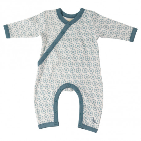 Pyjama en coton BIO - fleurs bleues Pyjama en coton BIO - fleurs bleues