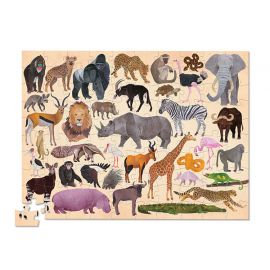 100 pc puzzle animaux sauvages