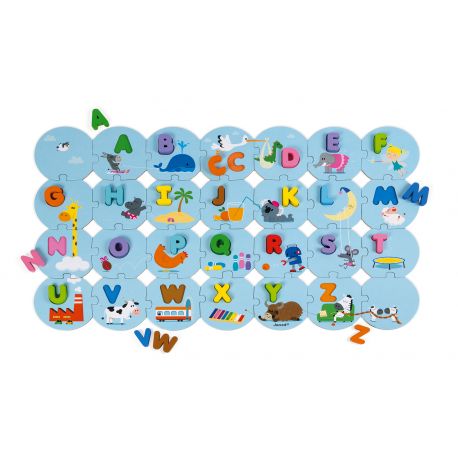 puzzle j'apprends l'alphabet