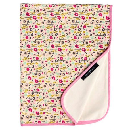 Couverture pour bébé en coton BIO - Fleurs Couverture pour bébé en coton BIO - Fleurs