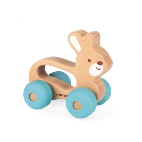 Lapin à pousser sur roulettes Baby Pop à partir de 12 mois Lapin à pousser sur roulettes Baby Pop à partir de 12 mois