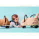 Trotteur Lion Wheely Bug avec housse en peluche amovible petit modèle