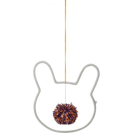Odin mobile de pompons Rabbit dumbo grey Odin mobile de pompons Rabbit dumbo grey