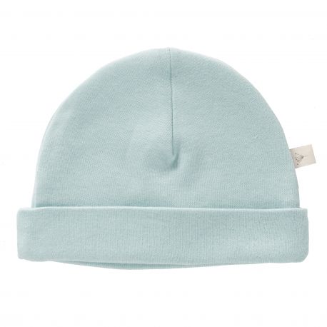 Bonnet bébé uni ether blue Bonnet bébé uni ether blue