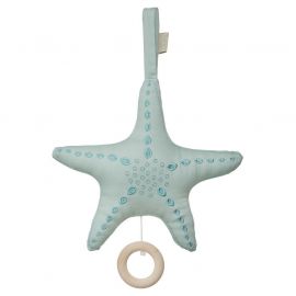 Mobile musical starfish sea green