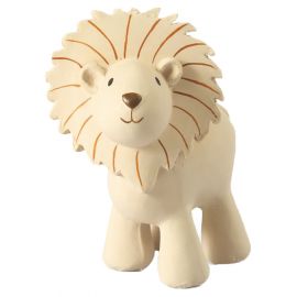 Jouet de dentition / de bain Lion en caoutchouc naturel avec grelot