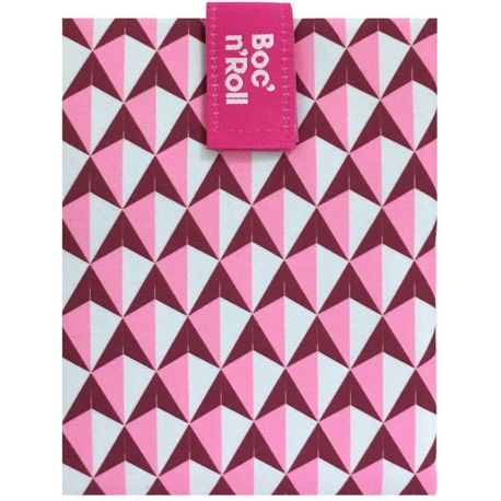 Pochette sandwich lavable et rÃ©utilisable - Boc'n'Roll - Tiles Pink