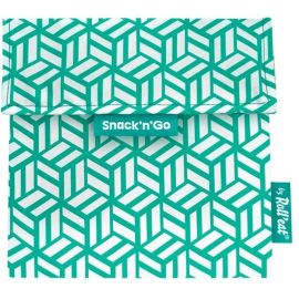 Pochette casse-croÃ»tes lavable et rÃ©utilisable - Snack'n'Go - Tiles Green