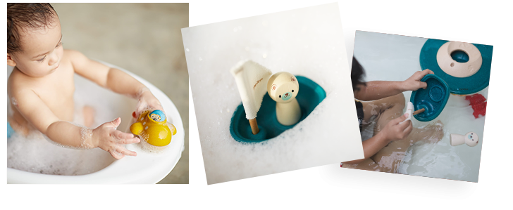 Jouets de bain durables de Plan Toys