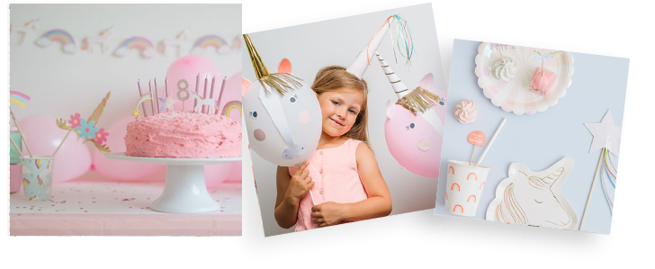 Fête d'anniversaire: Licorne